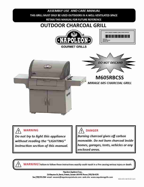 Napoleon Grills Charcoal Grill M605RBCSS-page_pdf